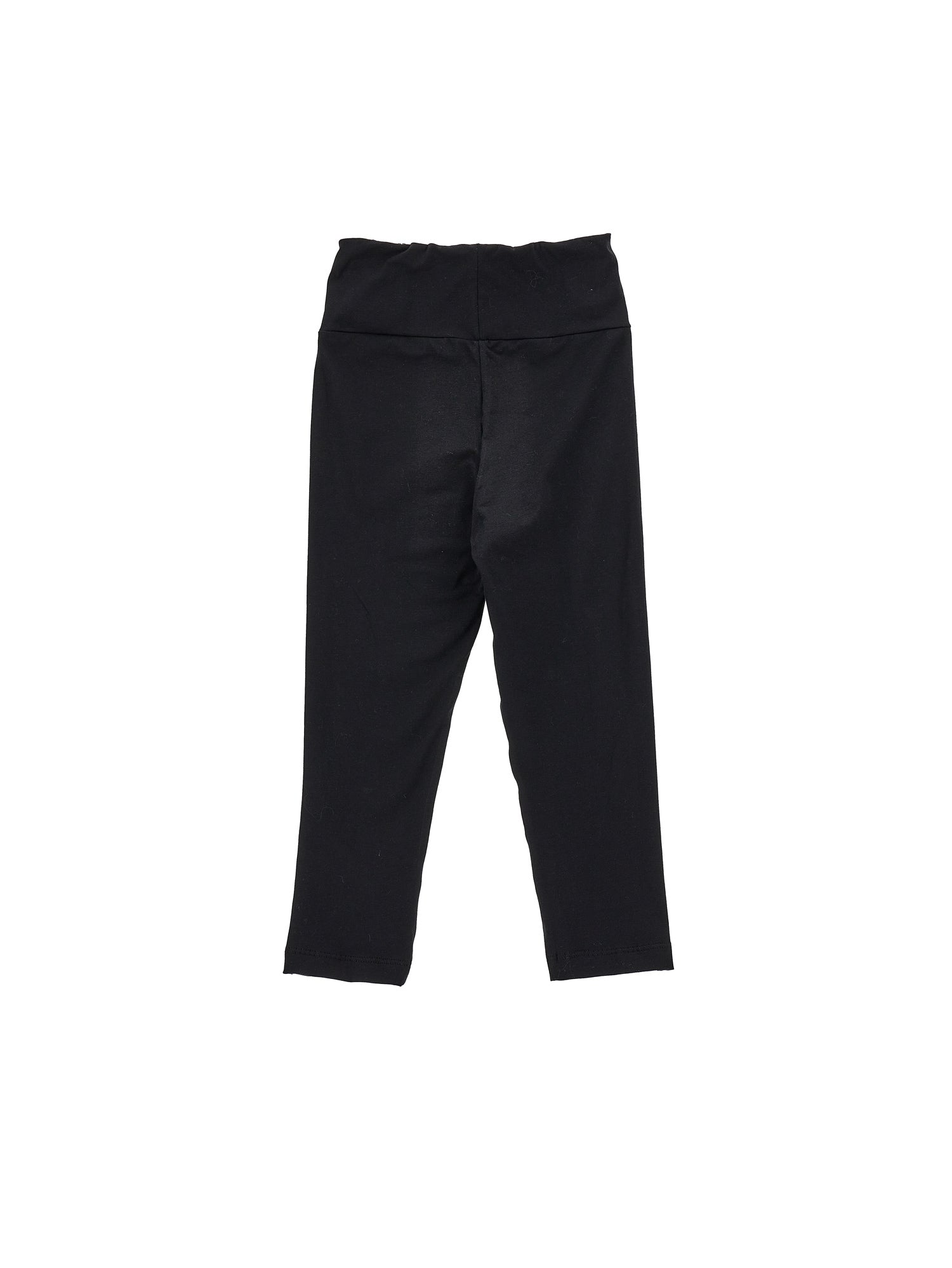 Girls | Cotton Jersey Leggings | Black