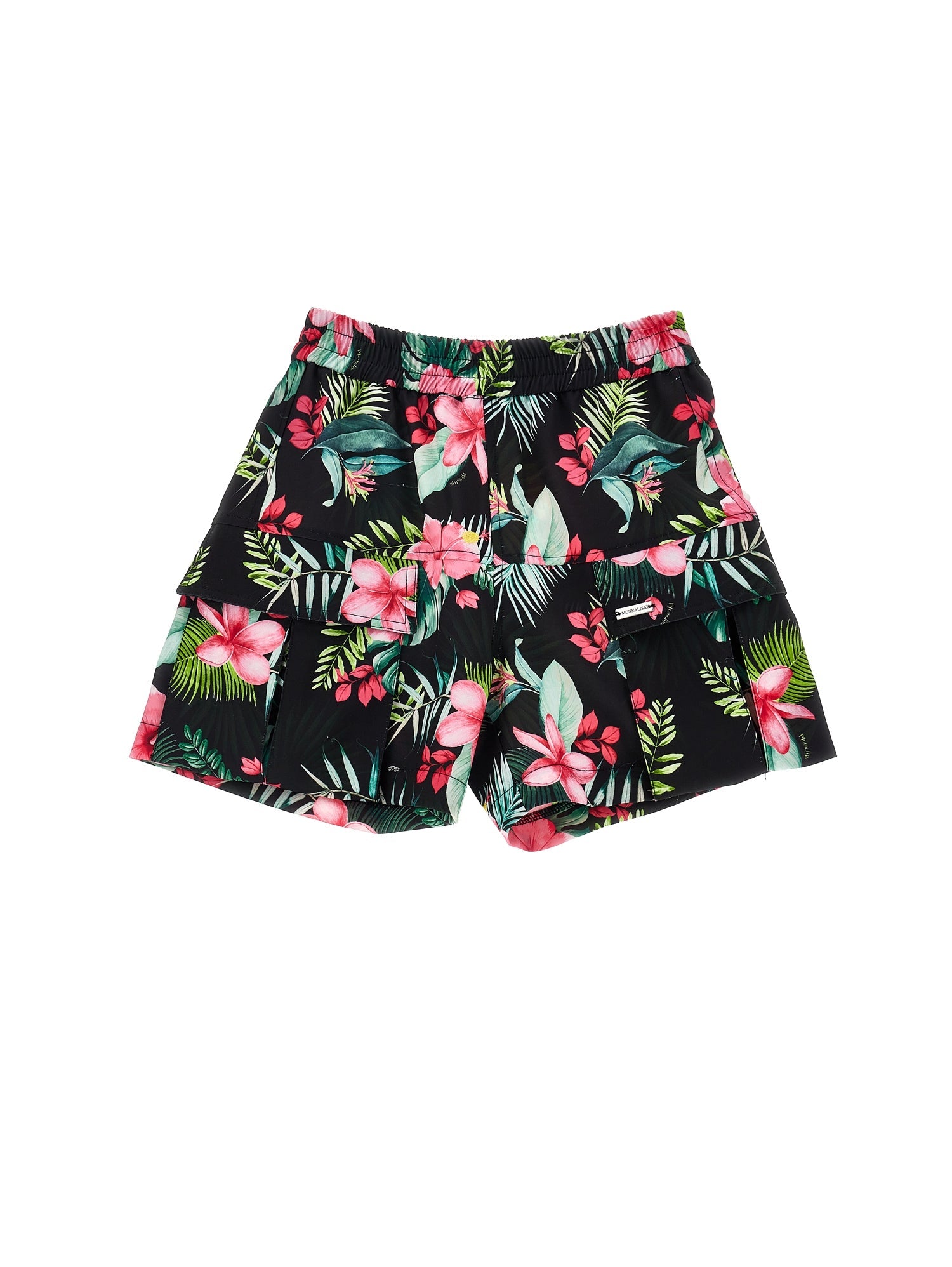 Girls | Jungle Print Cady Shorts | Black