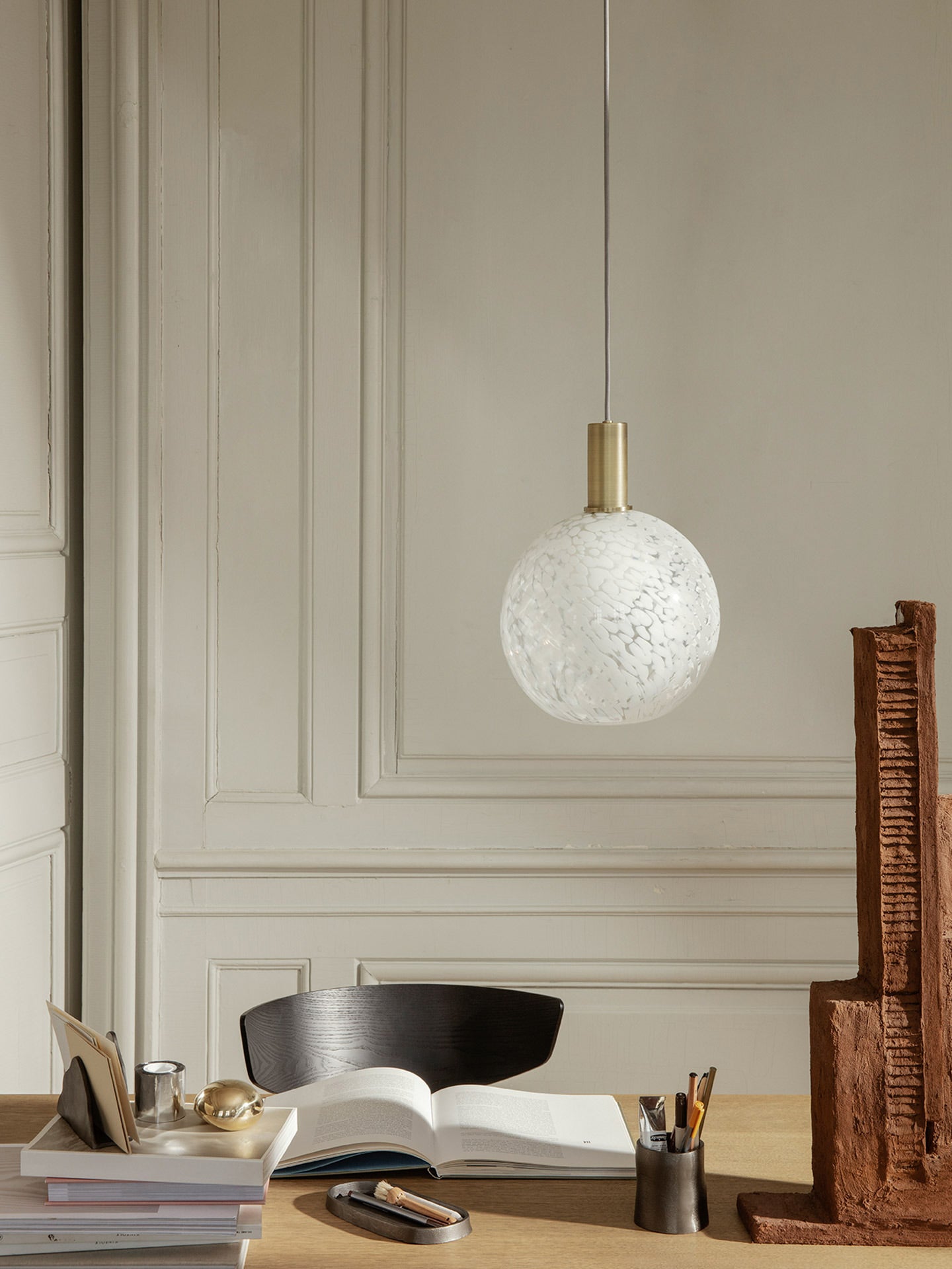 Casca Shade | Sphere | Milk