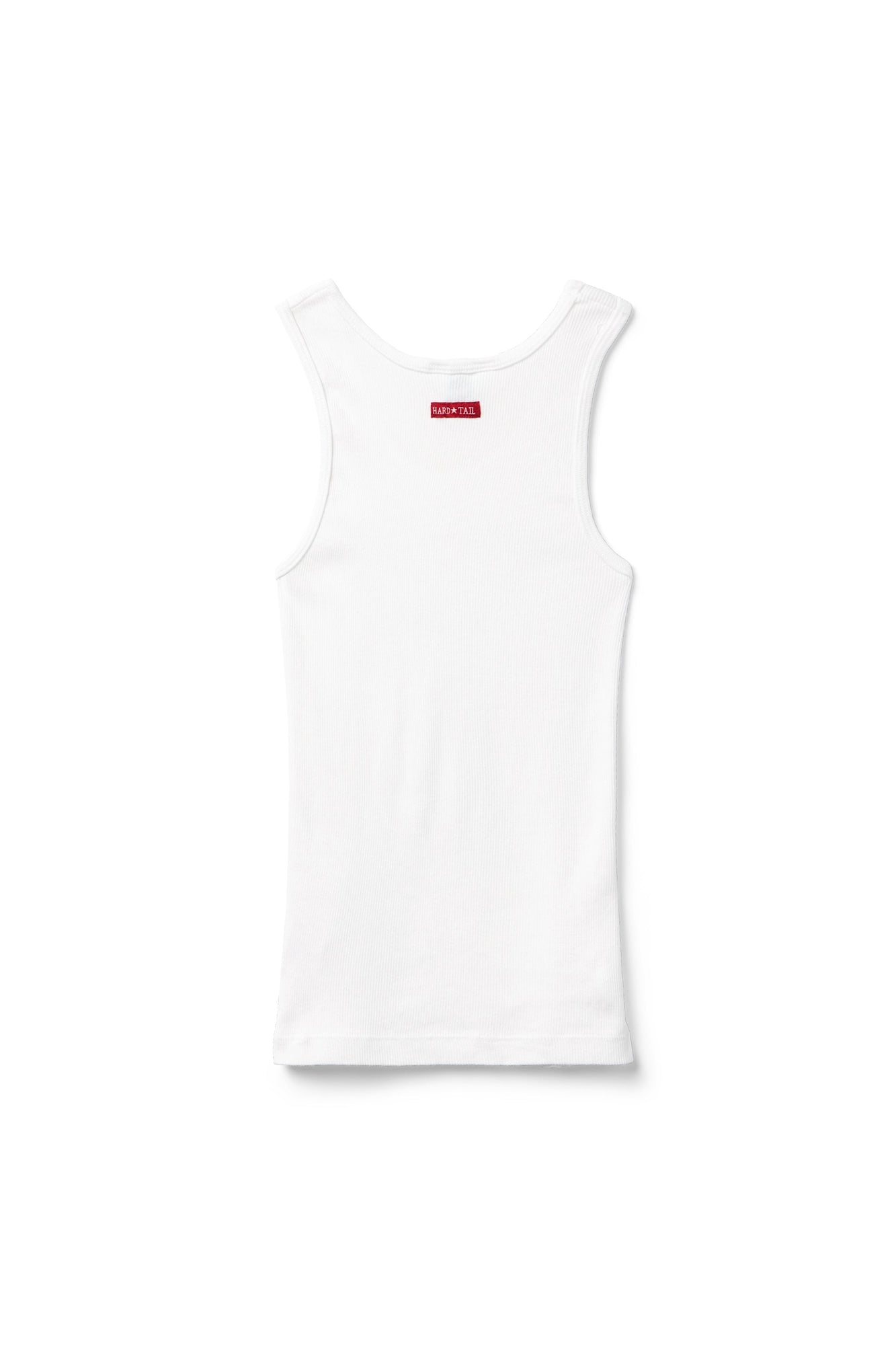Women | Vintage Fitted Ribbed Tank | White