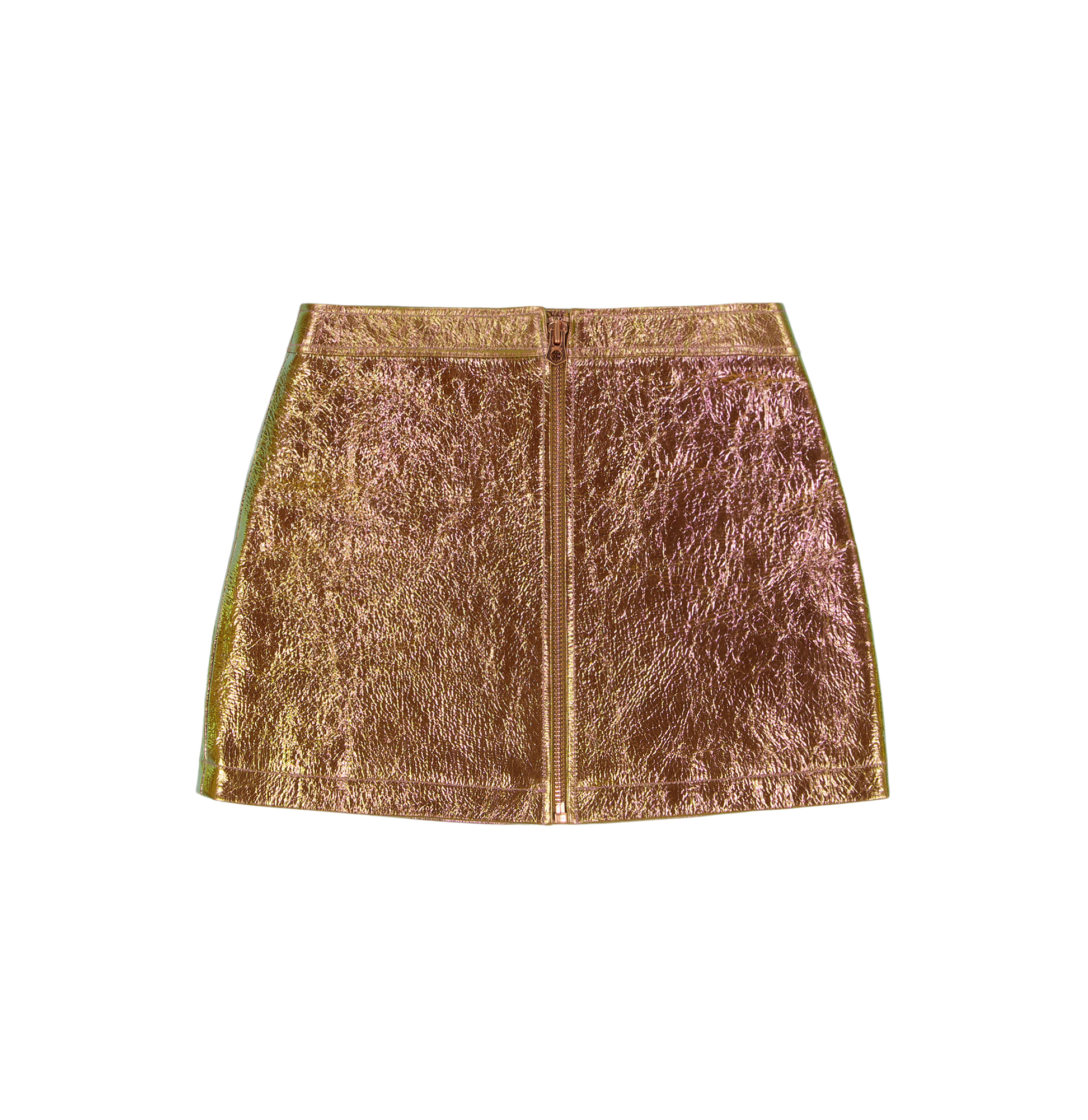 Metallic Icon Skirt | Berry
