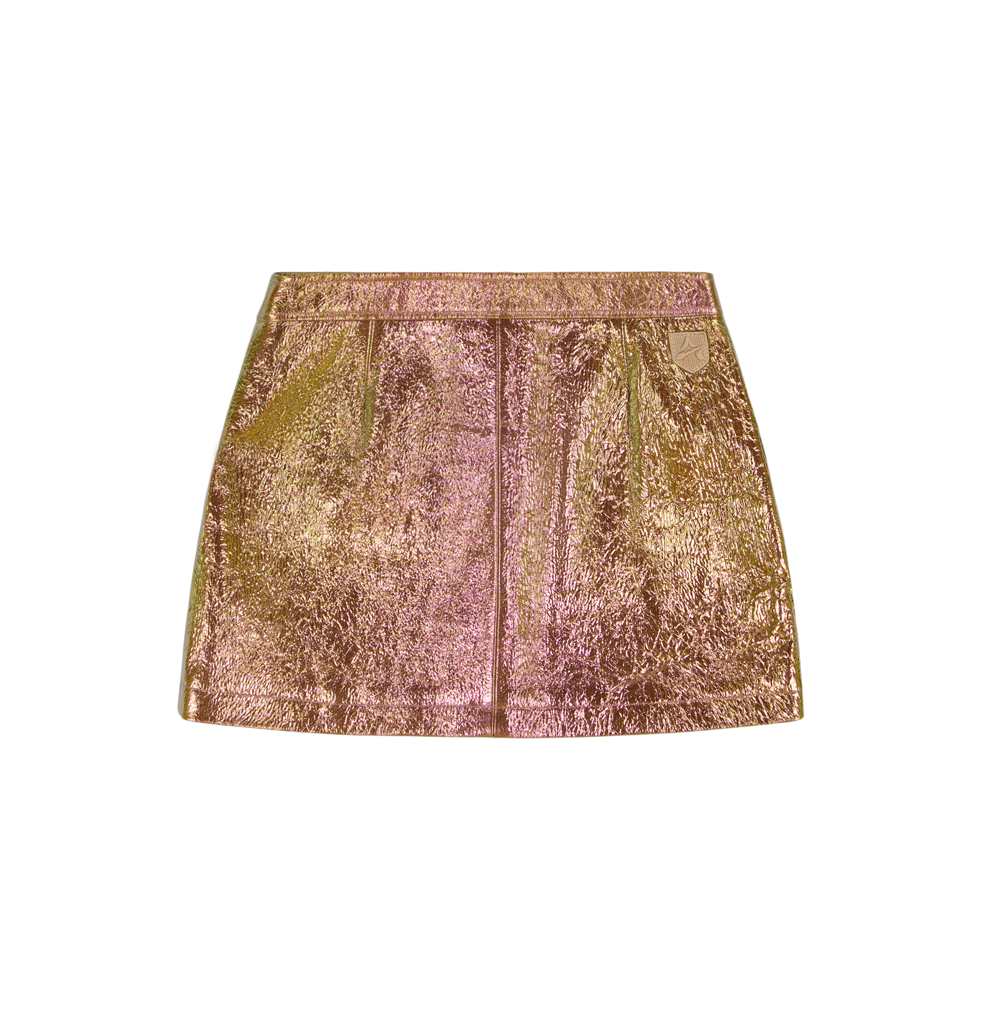 Metallic Icon Skirt | Berry