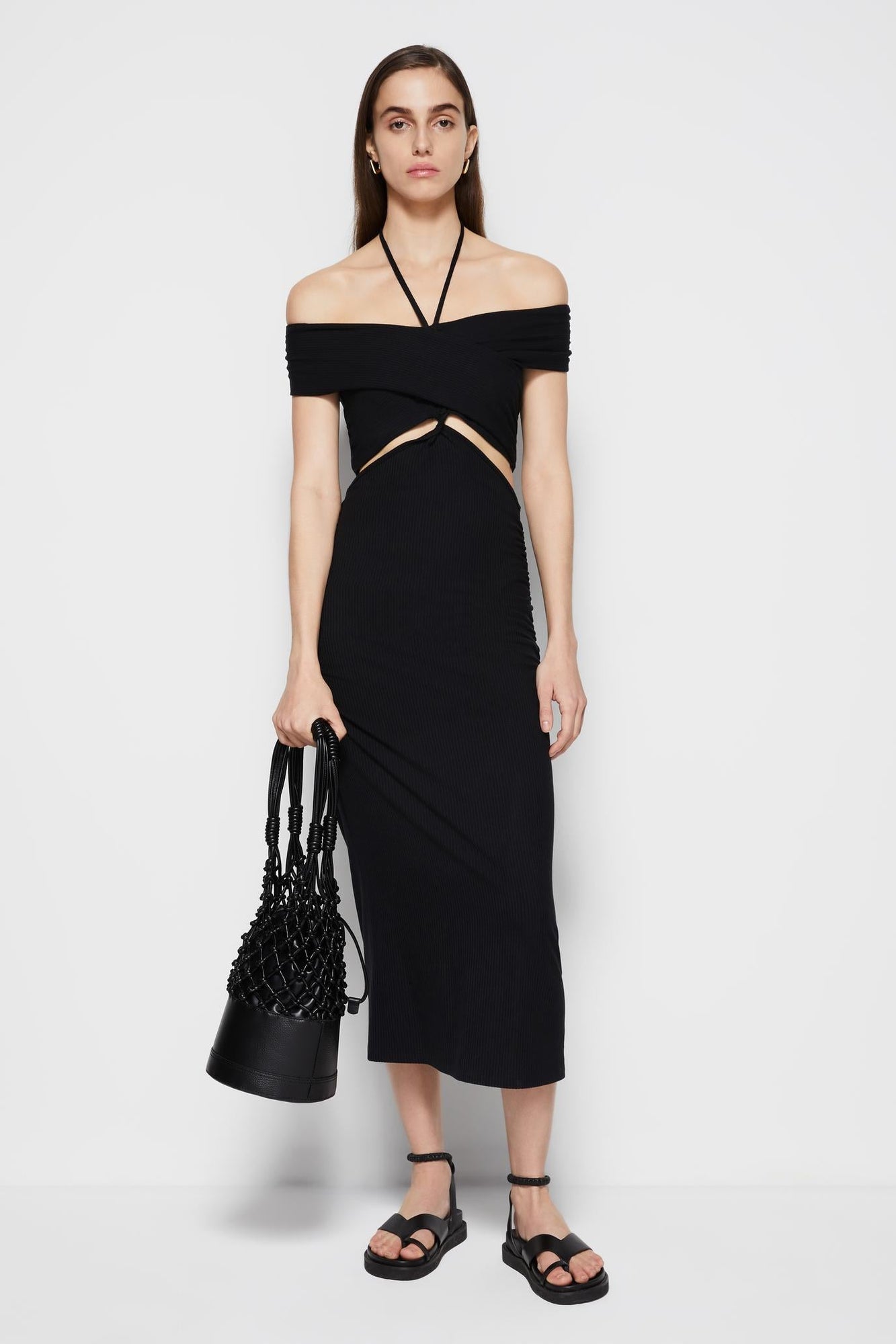 Akane Shaping Halter Dress - SIMKHAI 