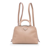 Prada | Pre-Owned Saffiano Lux Promenade Backpack | Brown/Nude