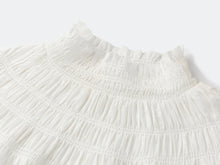 Ruffle-Collar Blouse | White