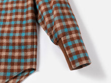 Checked Shirt | Turquoise/Brown