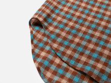Checked Shirt | Turquoise/Brown