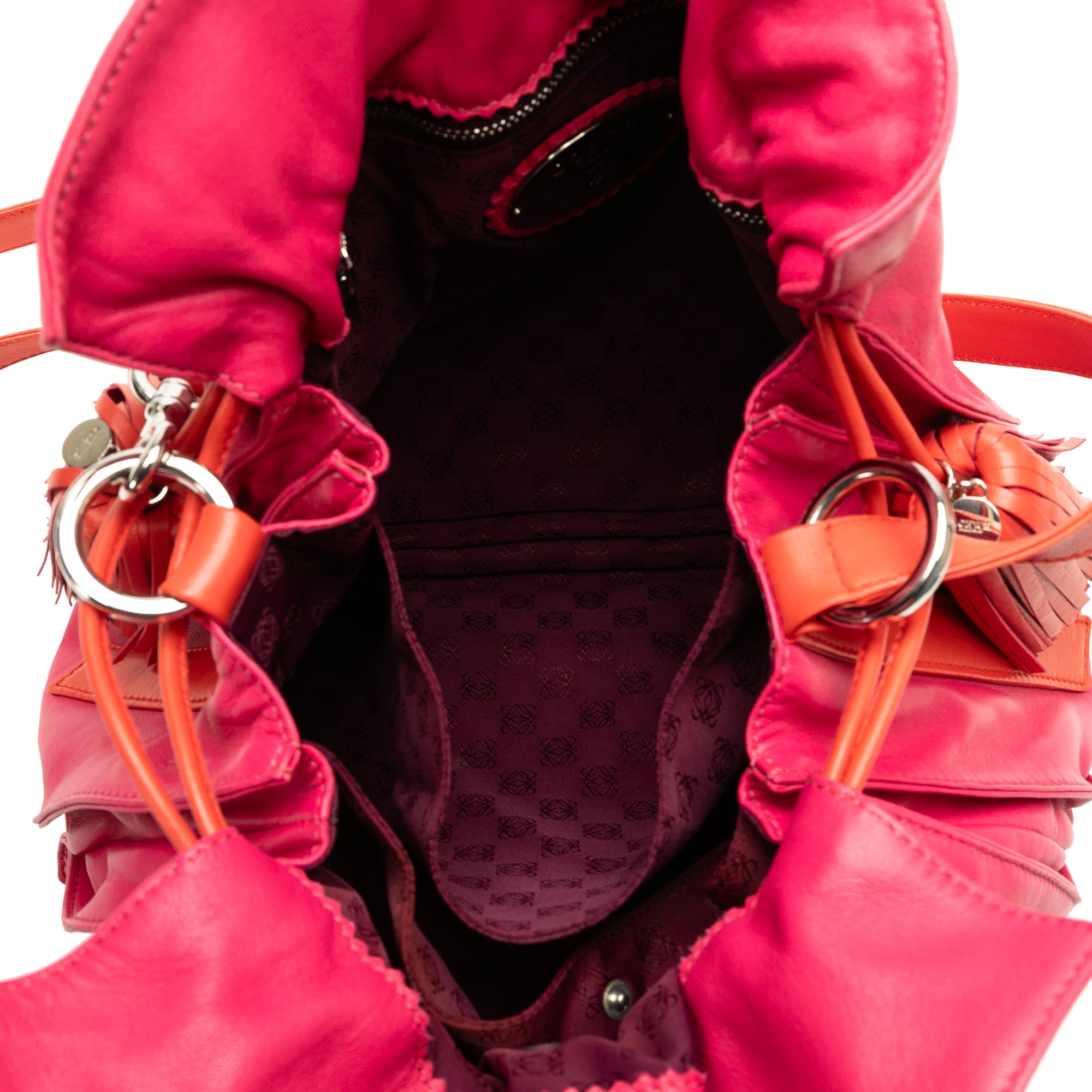 LOEWE | Pre-Owned Nappa Flamenco Tassel 30 | Pink