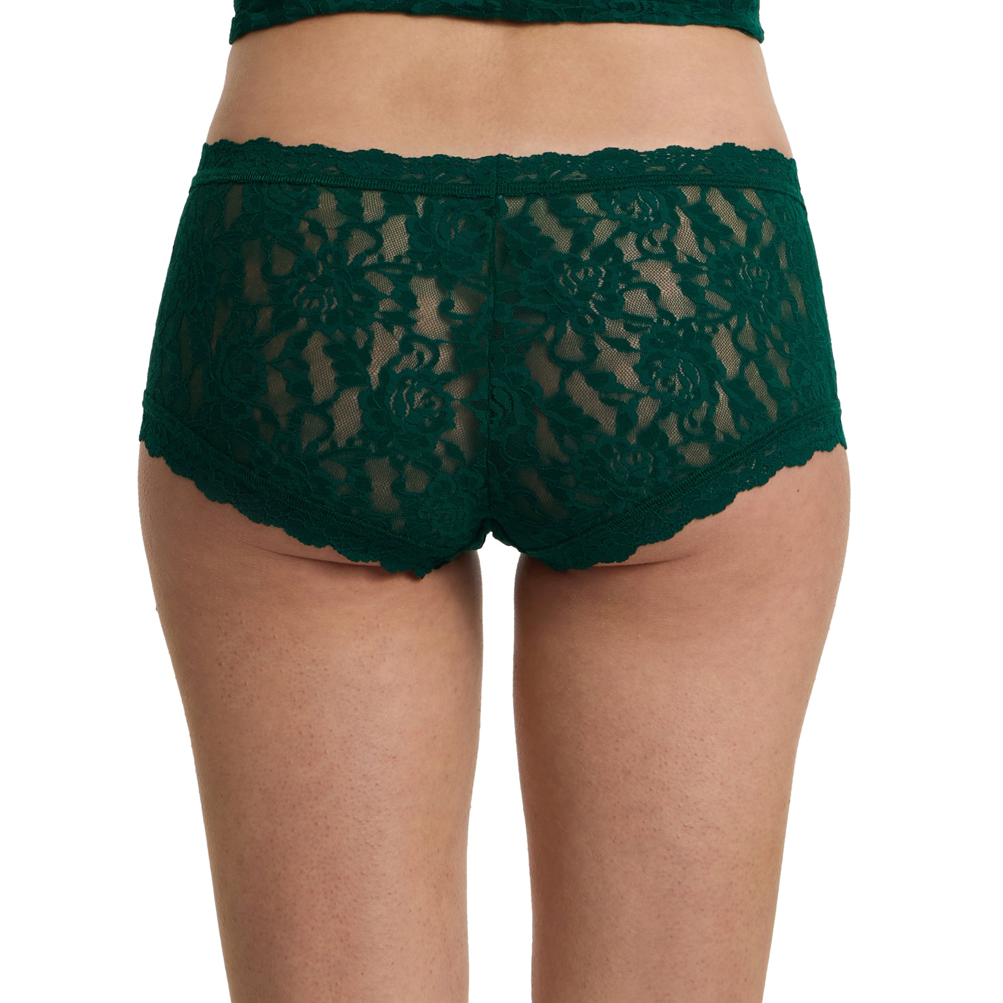 Signature Lace Boy Short | Spruce (Green)