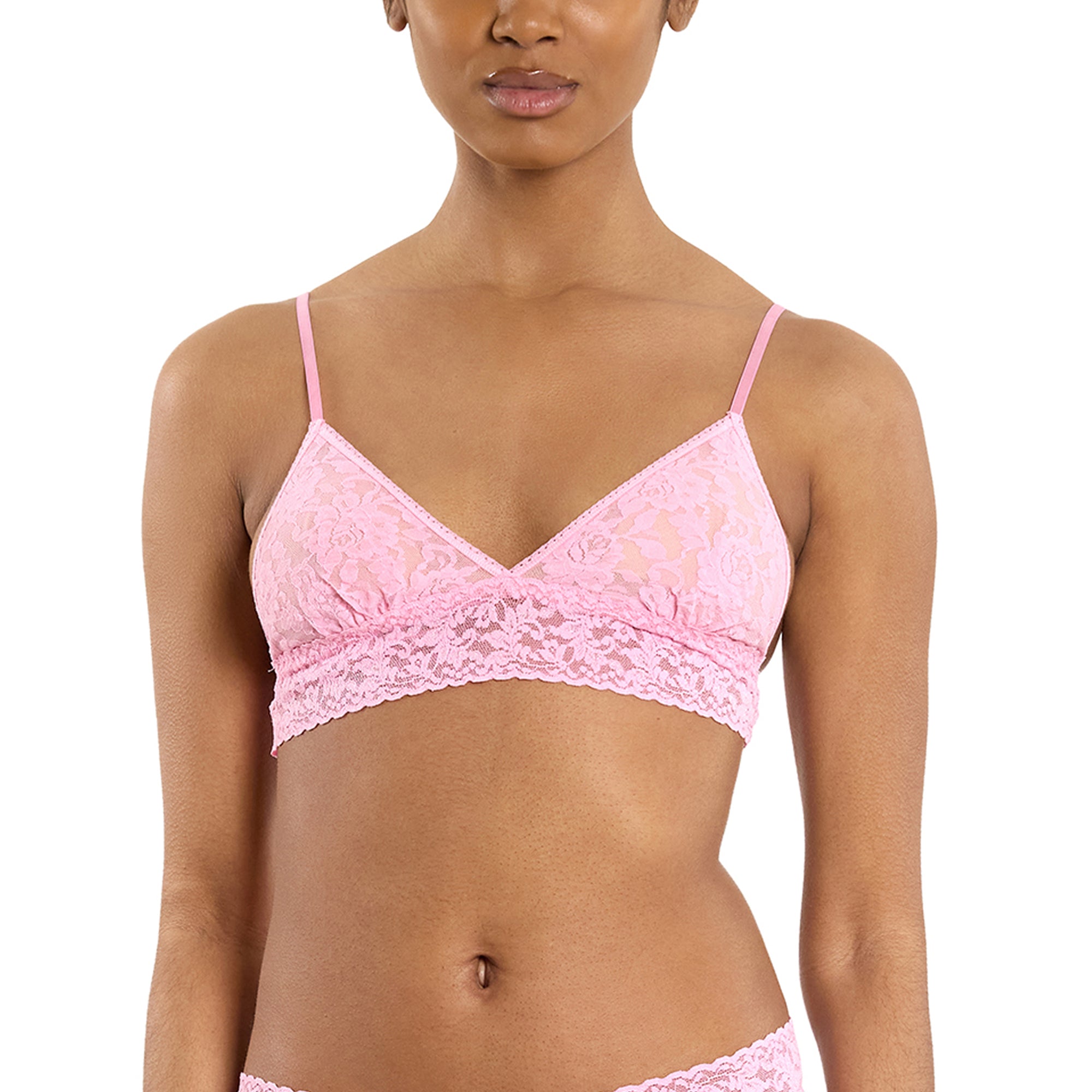 Signature Lace Padded Bralette | Strawberry Lemonade (Pink)