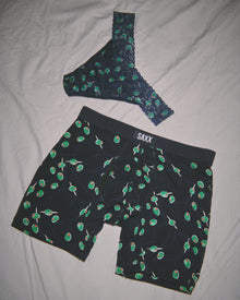 Signature Lace Original Rise Thong & Saxx Boxer Brief | Olive You | Maritime