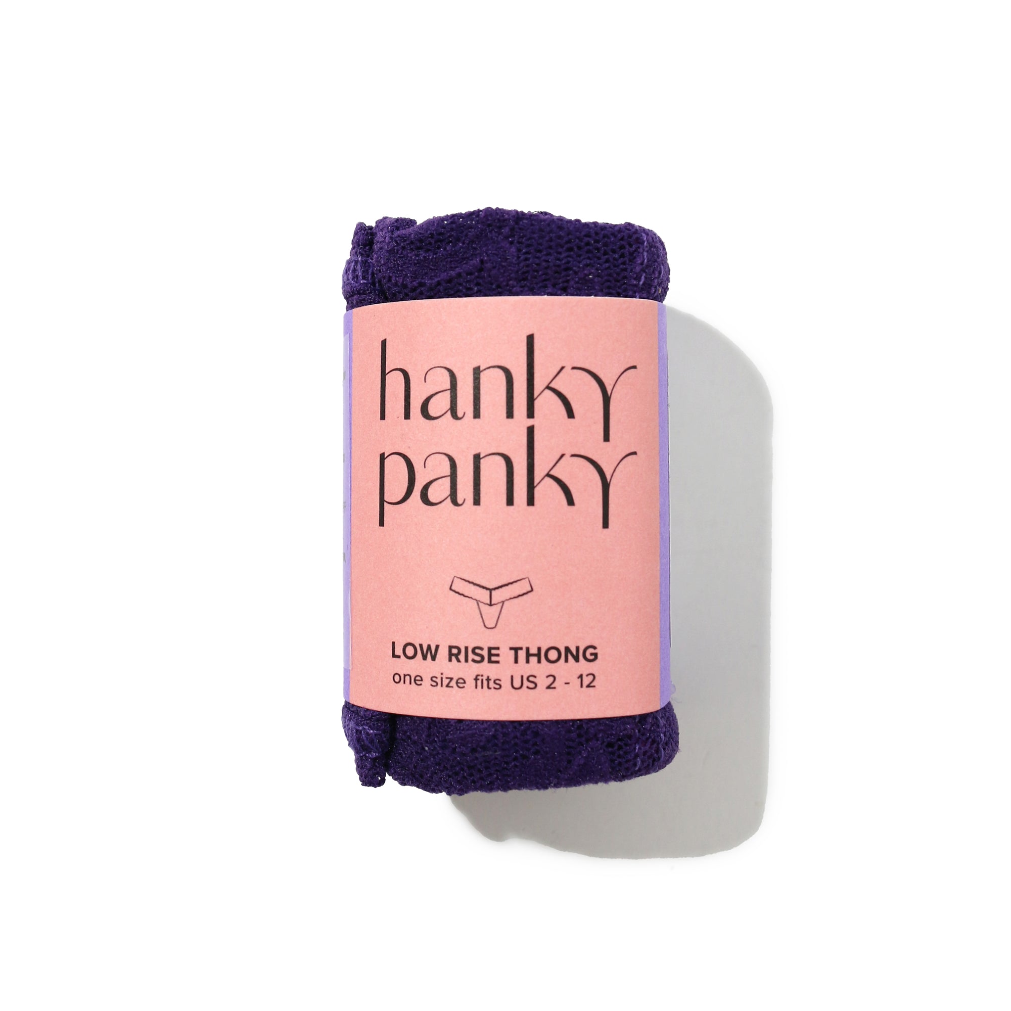 Signature Lace Low Rise Thong | Snow Day (Purple)