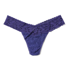 Signature Lace Low Rise Thong | Deep Sleep (Blue)