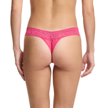 Signature Lace Low Rise Thong | Un-Beet-Able (Pink)