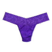 Signature Lace Low Rise Thong | Verbena (Purple)