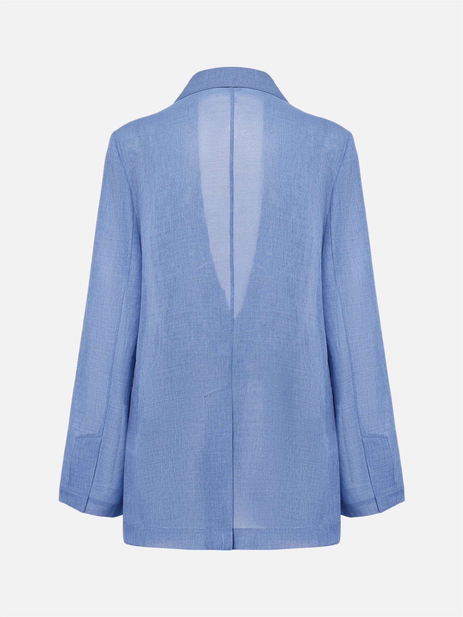 Straight-cut Blazer | Blue