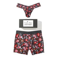 Sinature Lace Low Rise Thong & Saxx Boxer Brief | Black