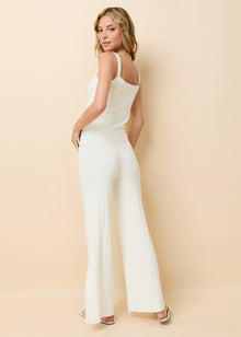 Logan Pant Optic White - Solid & Striped
