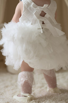 Girl | Poppy Quilted Romper | White