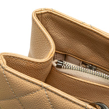 Chanel | Pre-Owned Caviar Grand Shopping Tote | Brown/Light Beige