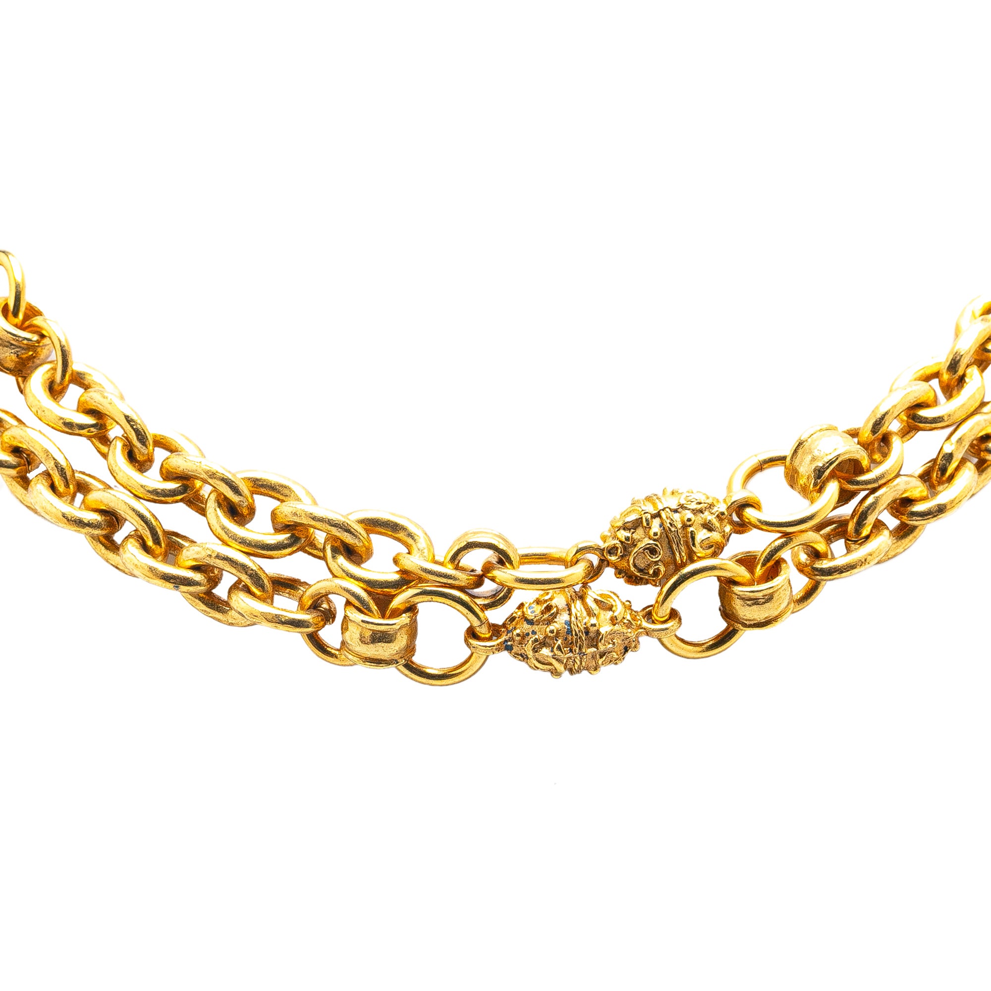 Chanel | Pre-Owned Gold Plated Vintage Chain Necklace | Gold