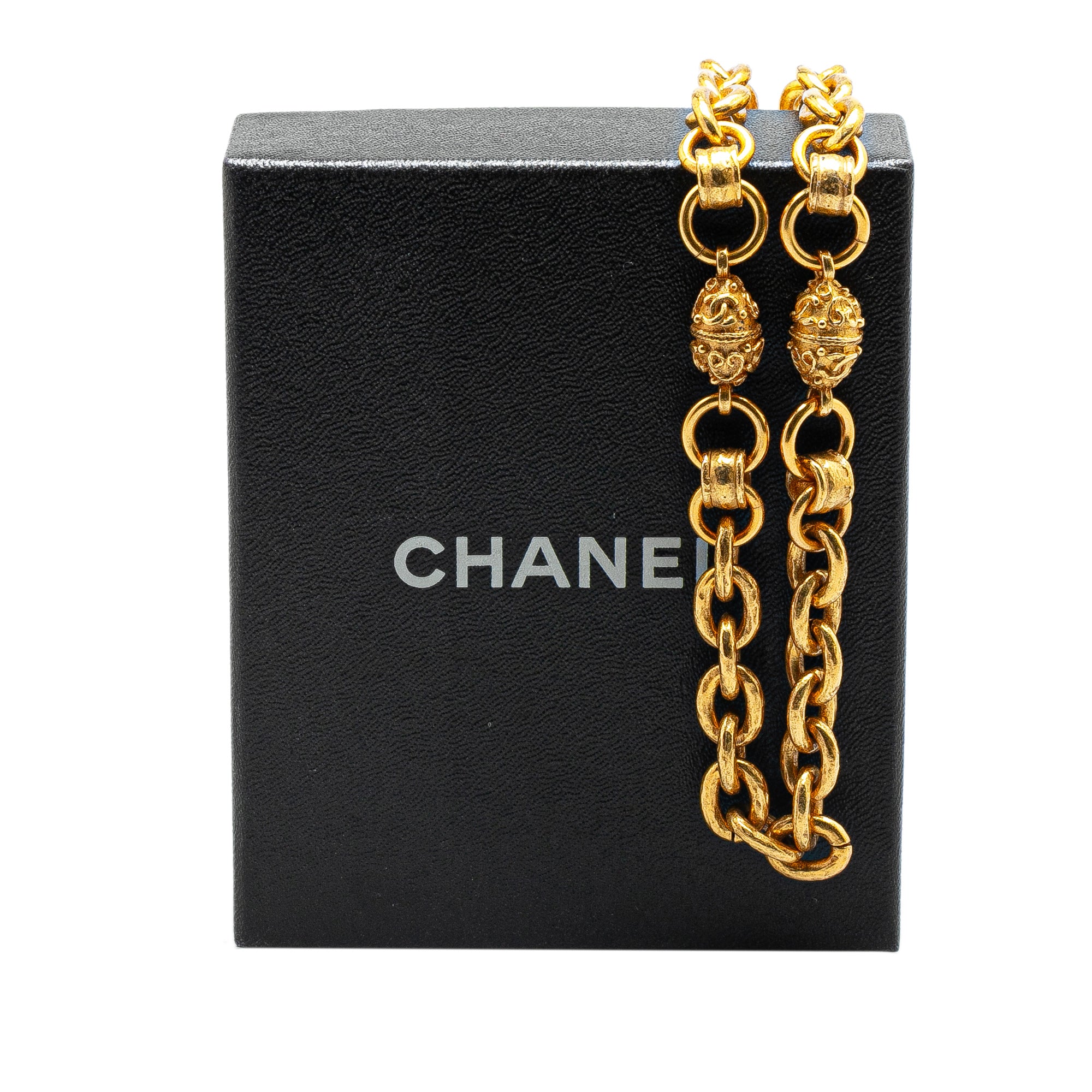 Chanel | Pre-Owned Gold Plated Vintage Chain Necklace | Gold