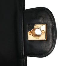 Chanel | Pre-Owned Medium Quilted Lambskin Double Flap | Black