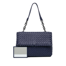 Bottega Veneta | Pre-Owned Small Intrecciato Olimpia | Blue