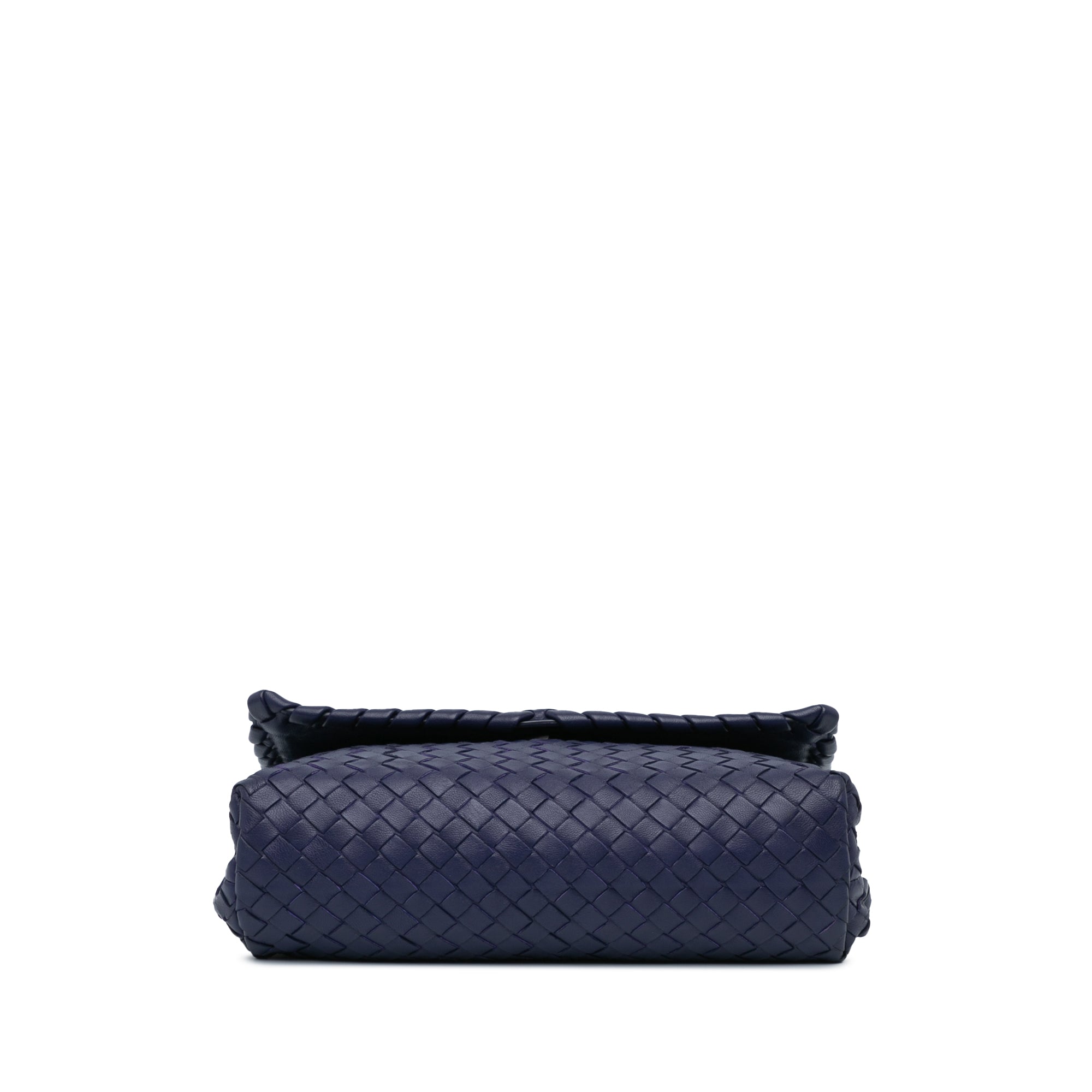 Bottega Veneta | Pre-Owned Small Intrecciato Olimpia | Blue
