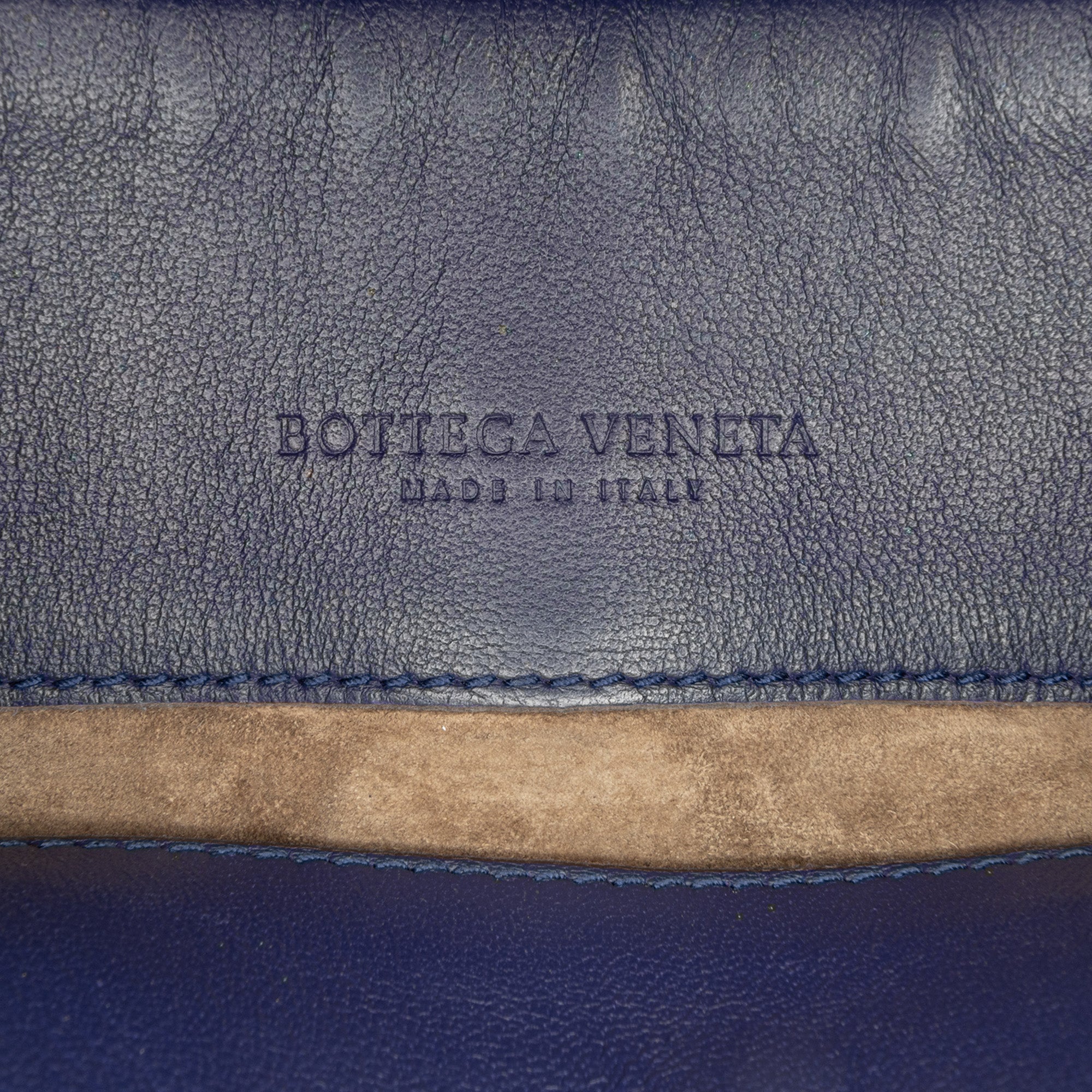 Bottega Veneta | Pre-Owned Small Intrecciato Olimpia | Blue