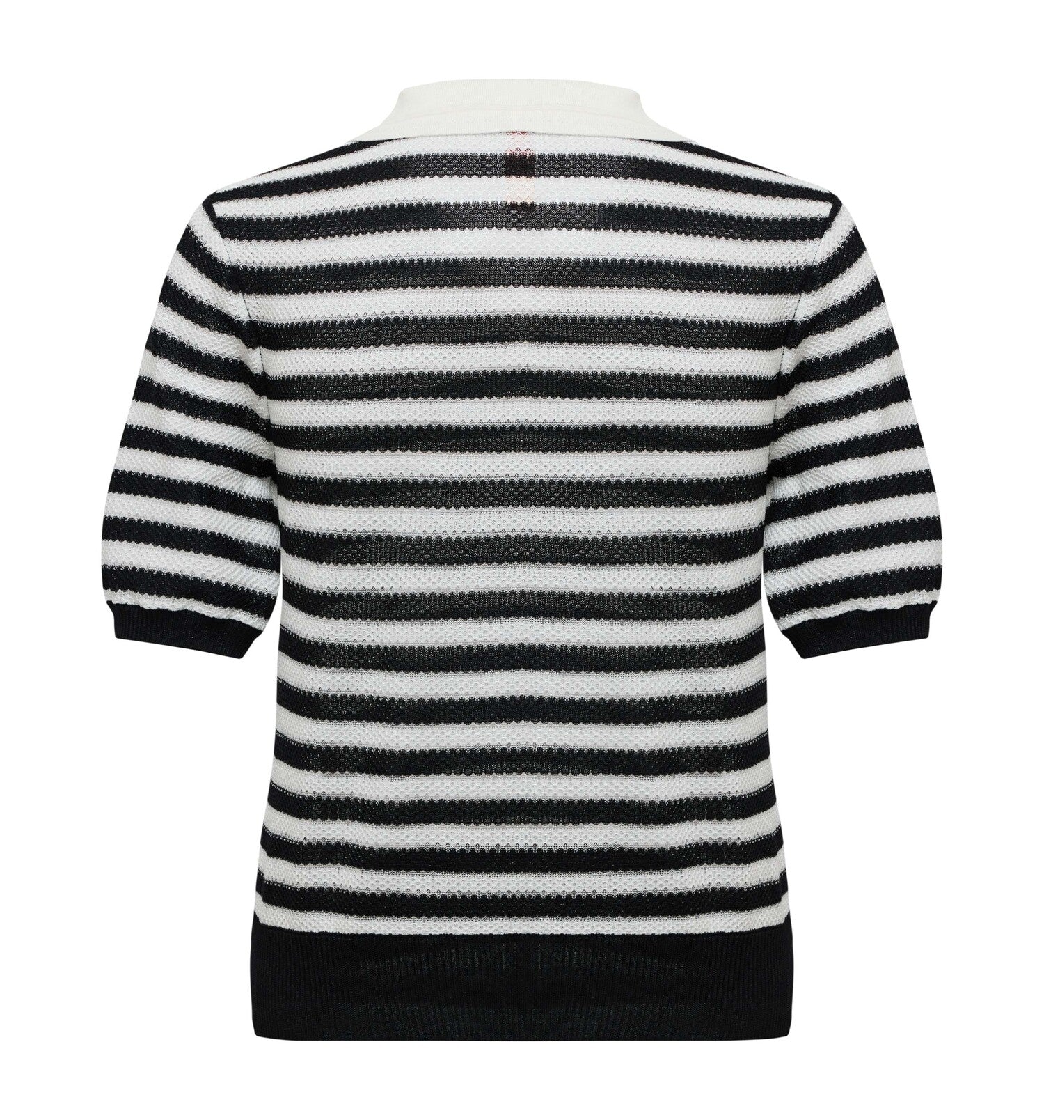 Vintage Striped Knit Sweater | Black