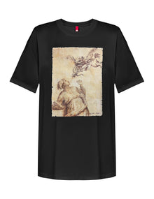 Acetic Acid Printed T-Shirt | Black