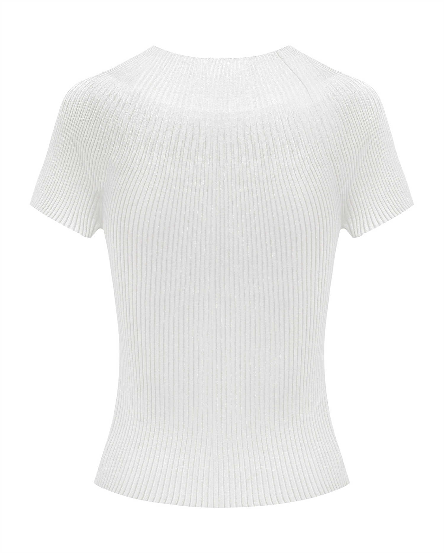 Triacetate Knit Cardigan | White