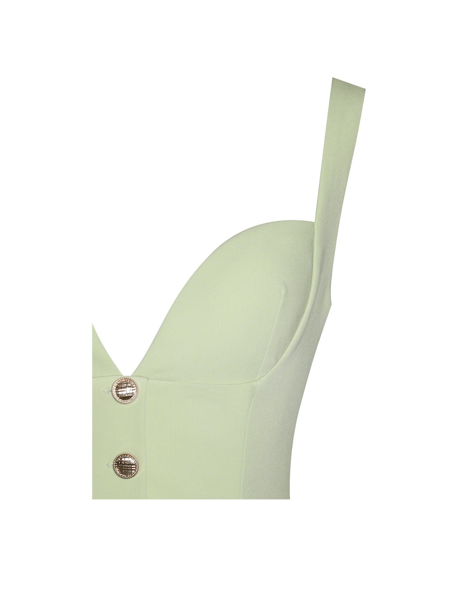 Tala Sleeveless Pleated Preppy Mini Dress | Pistachio Green