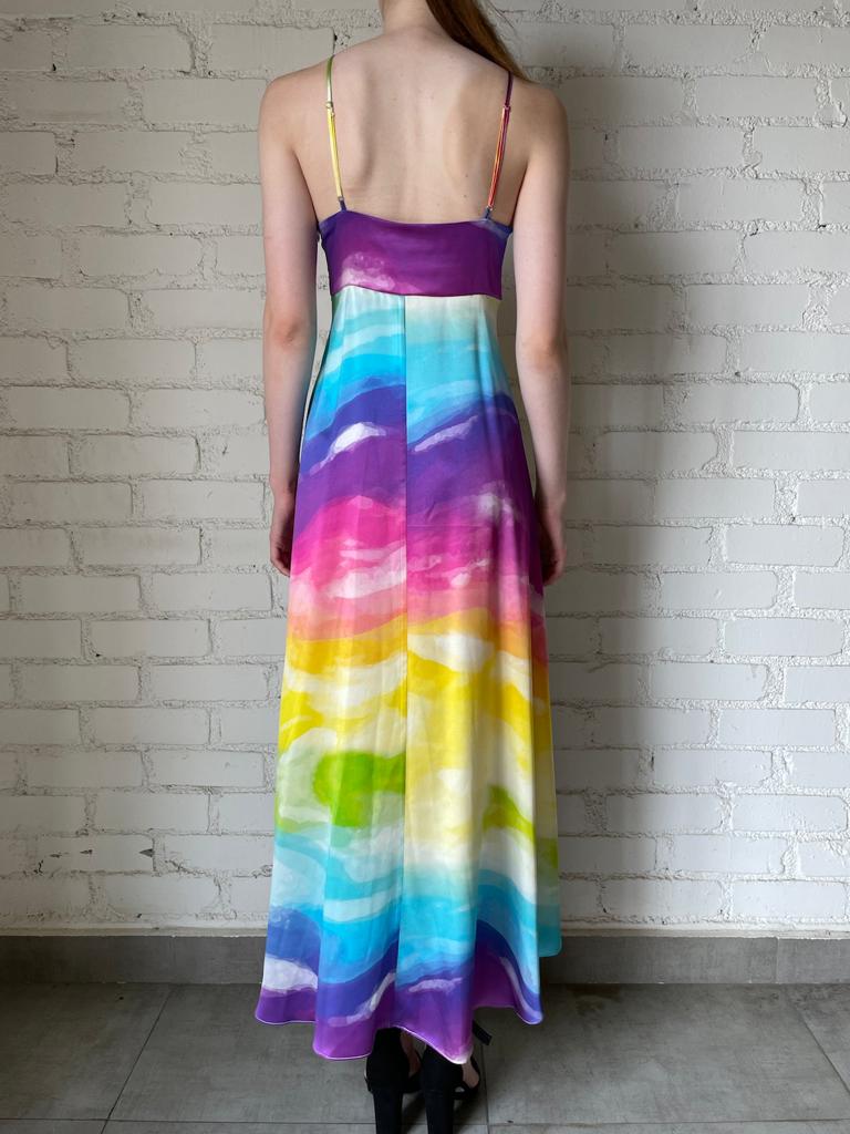 Aimee Long Dress | Multi