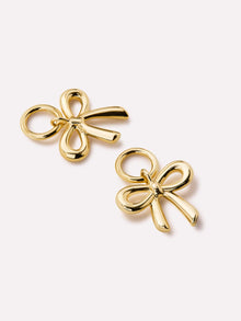 Bow Earring Charms | 14K Gold on Brass