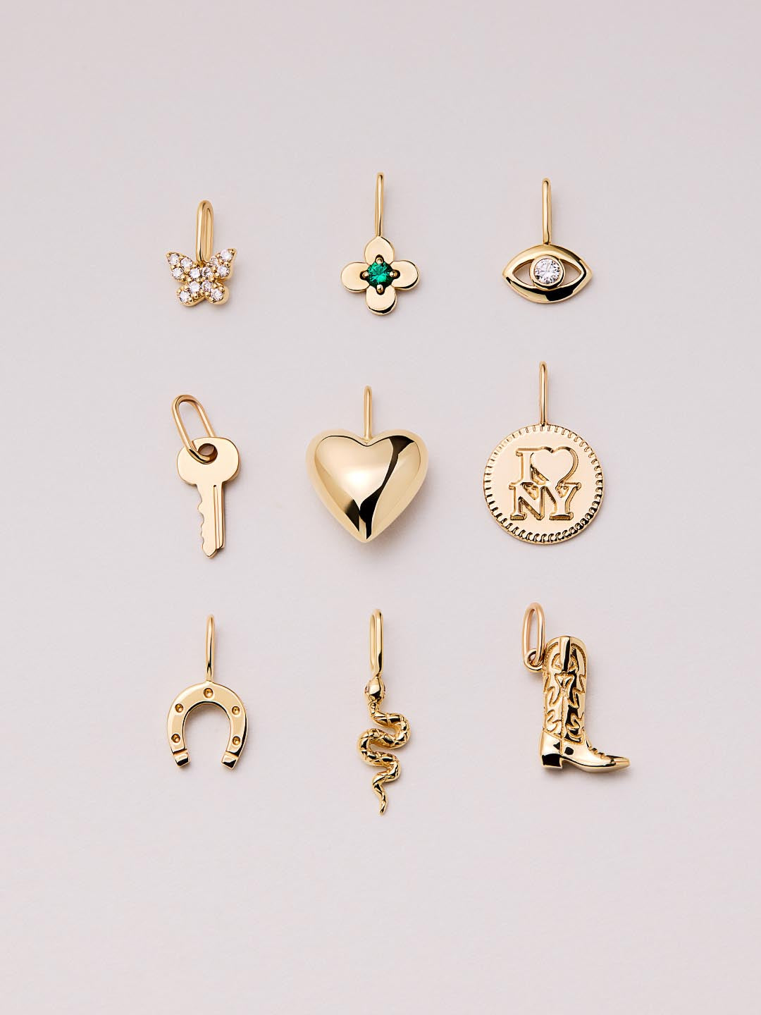 NYC Charm Pendant | 10K Solid Gold