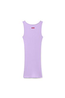 Women | Vintage Scoop Neck Extra Long Tank | Lilac
