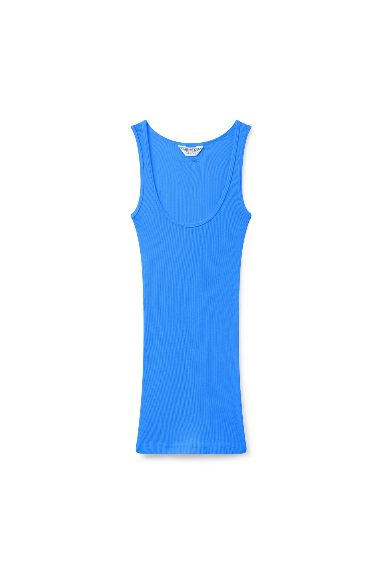 Women | Vintage Scoop Neck Extra Long Tank | Marina