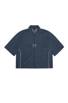 RAINS Rains x Umbro Drill Overshirt Major Blue Short Sleeve