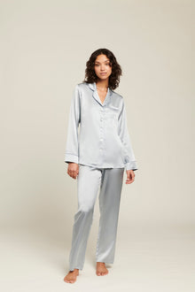 GINIA Silk Pajama - Pearl Blue