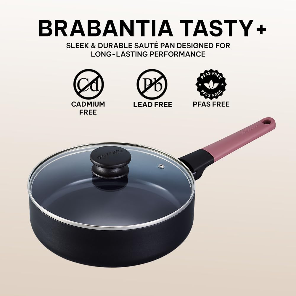 TASTY+ 9.5" Skillet with Non-stick Ceramic Coating Black | Black