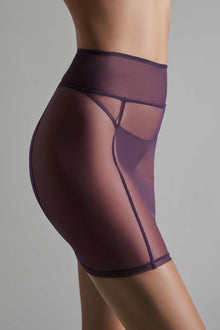 Skirt With Suspenders - L'Amoureuse | Purple