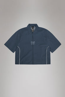 RAINS Rains x Umbro Drill Overshirt Major Blue Short Sleeve