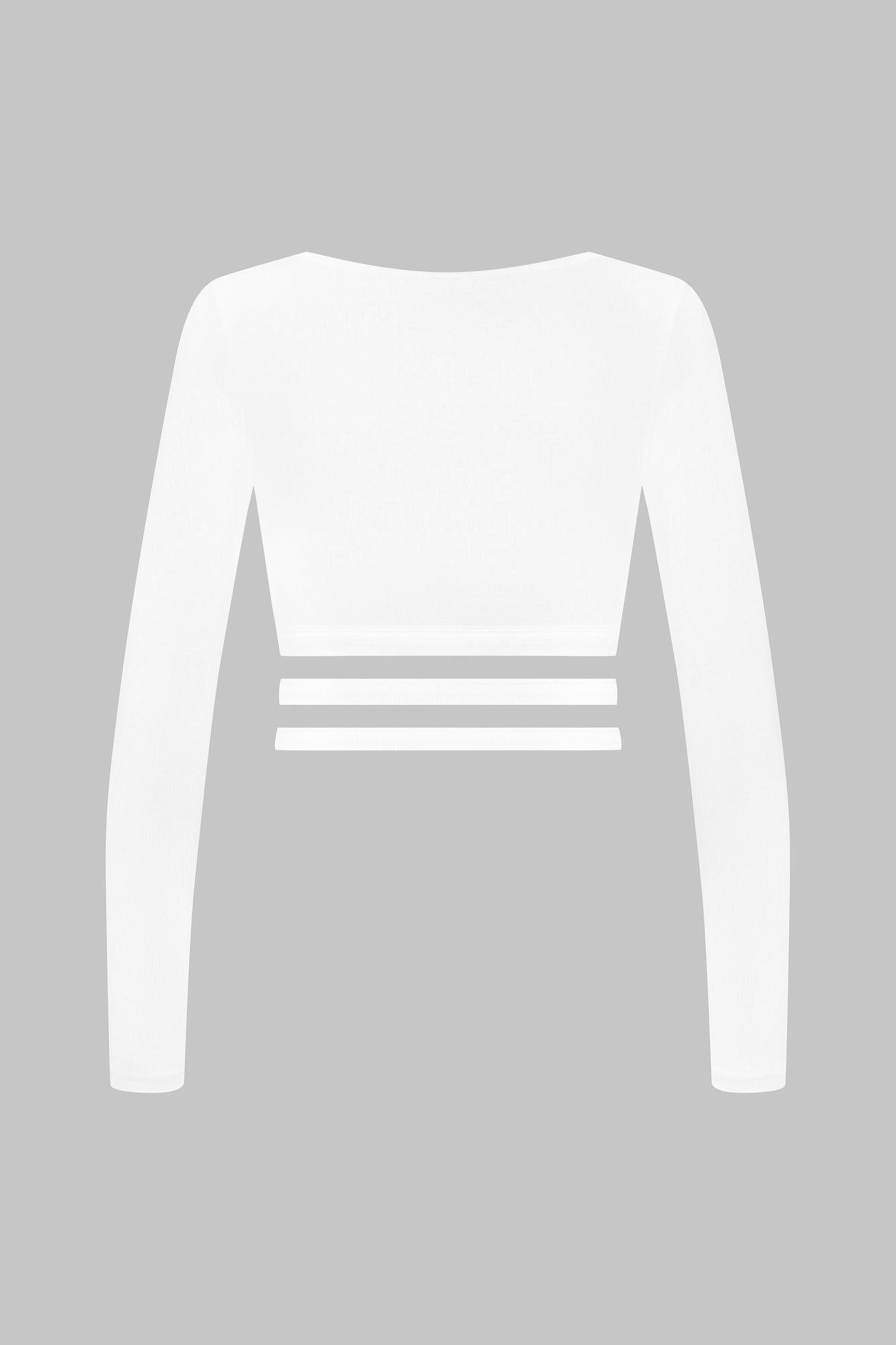 Long Sleeves Wrap Top - La Femme Amazone | White