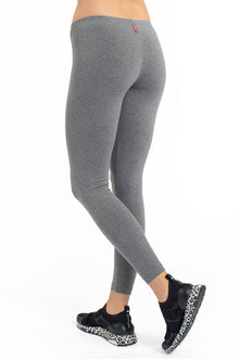 Women | Low Rise Ankle Legging | Charcoal Heather Gray