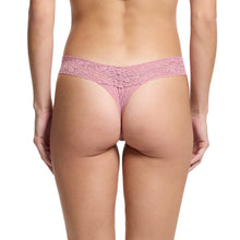 Flora Lace Low Rise Thong | Mauve Orchid (Pink)