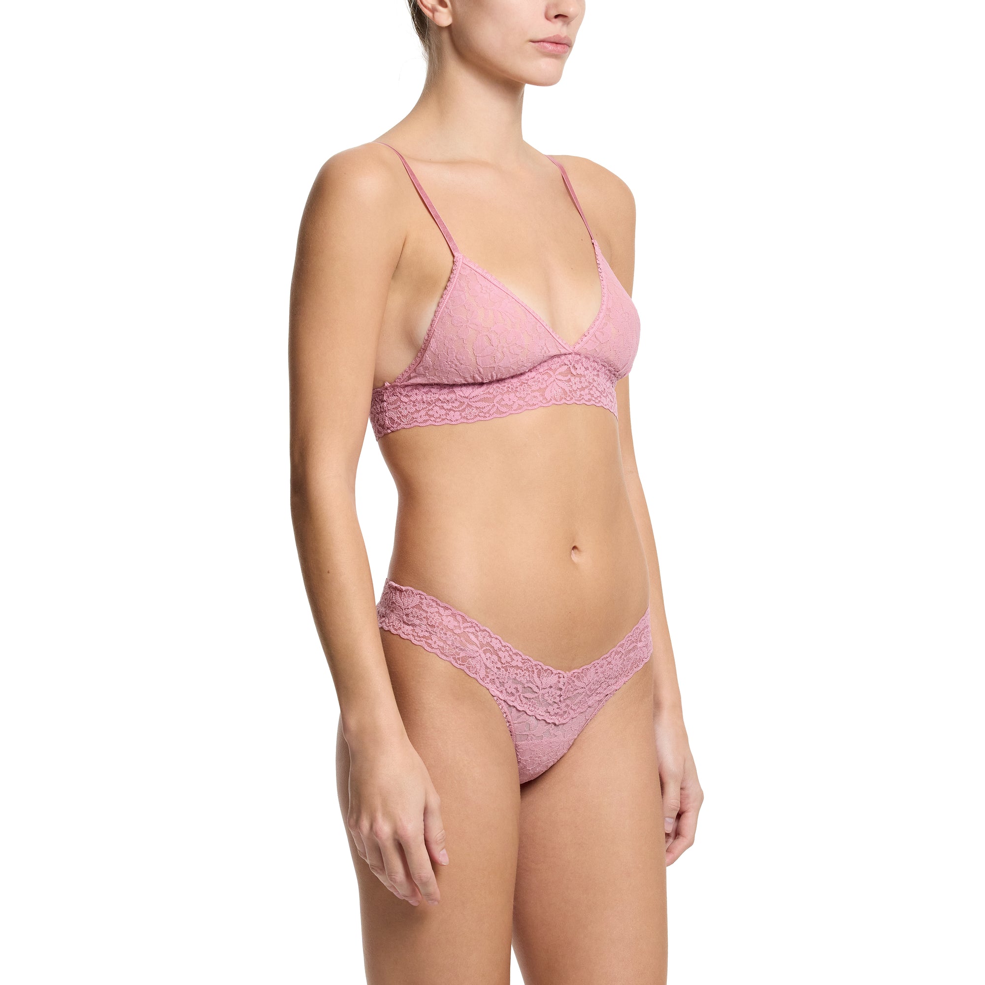 Flora Lace Bralette | Mauve Orchid (Pink)
