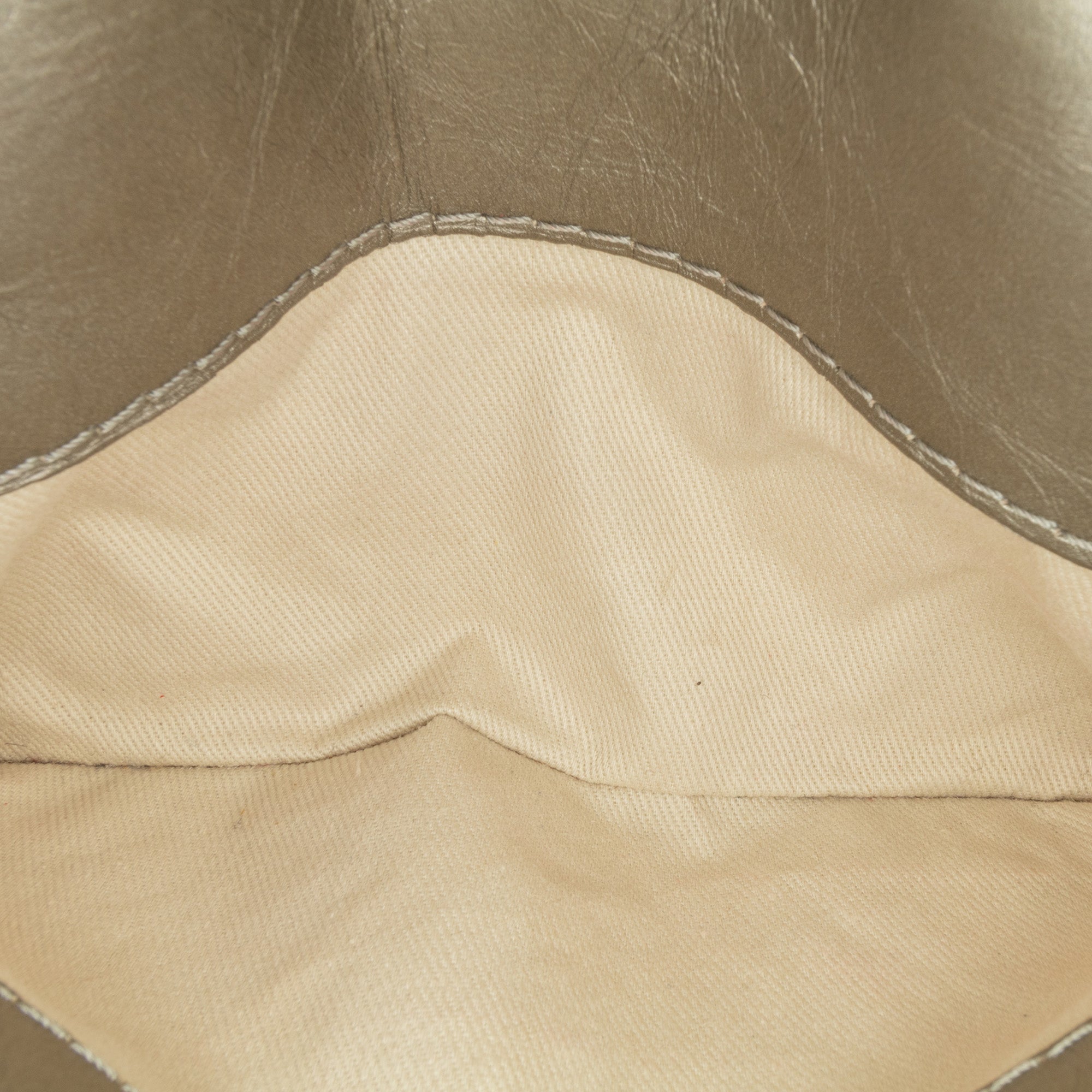 Chanel | Pre-Owned Mini Quilted Metallic Calfskin Lady Pearly Flap | Brown/Taupe