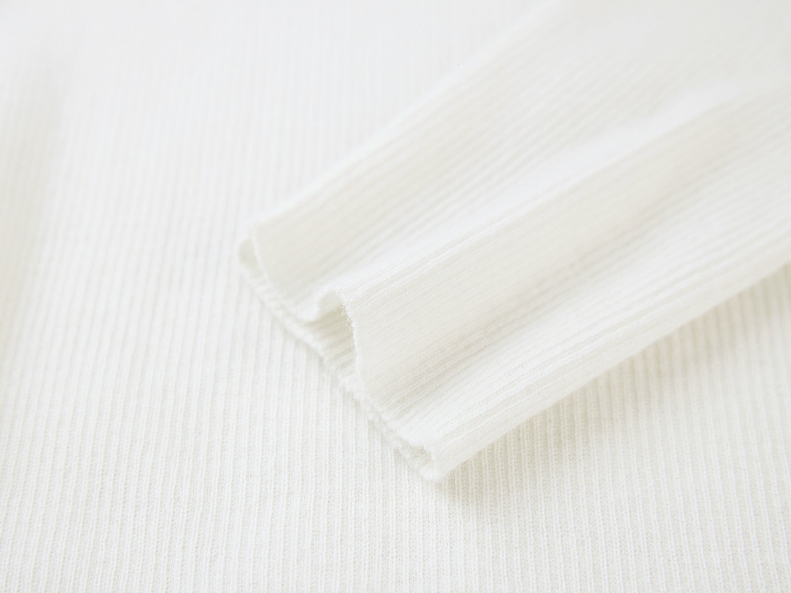 Cashmere Seamless Base Layer Top | White